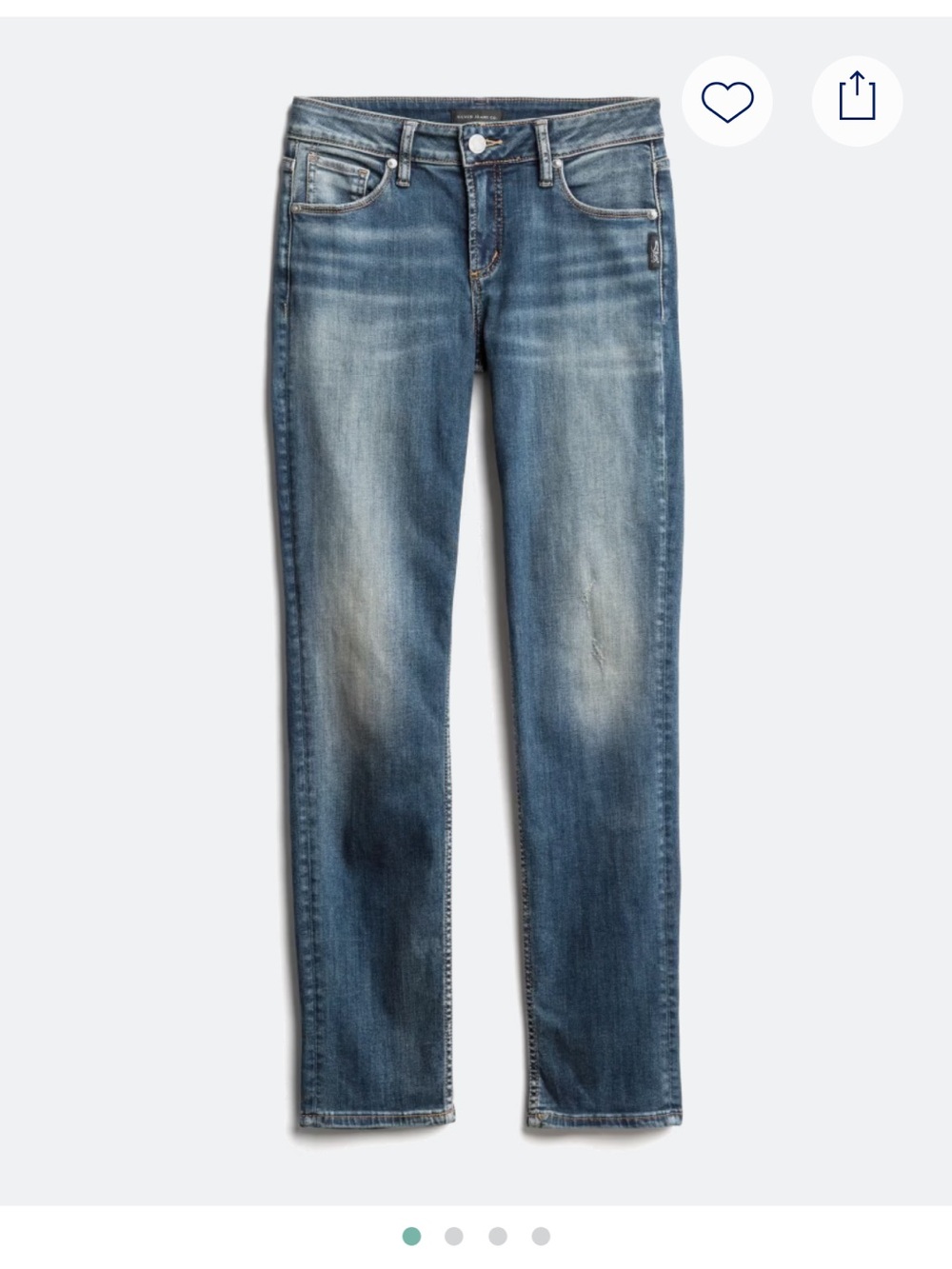 Stitch Fix Silver Jeans Avery Slim Mid Rise, Mid Wash, Slim Straight sz 29